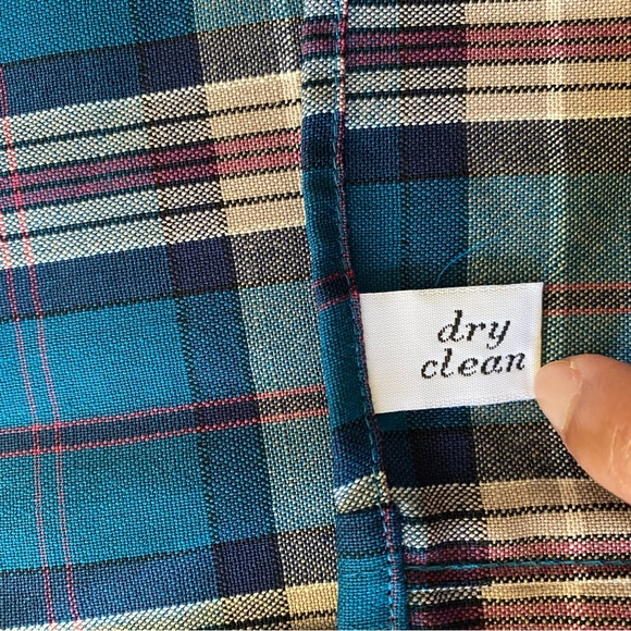 🚫SOLD🚫 Vintage Pendleton 100% Virgin Wool Plaid Button Down Shirt Size Medium - Picture 5 of 11